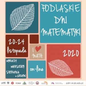Plakat Podlaskich dni matematyki